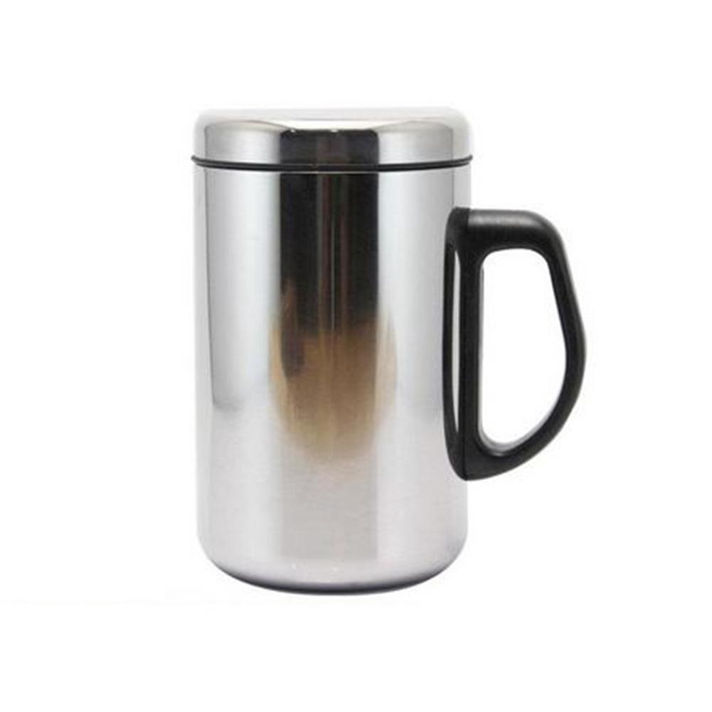 Cốc Pha Trà Giữ Nhiệt 2 Lớp Inox Dung Tích 500Ml Có Nắp Đậy Tiện Lợi