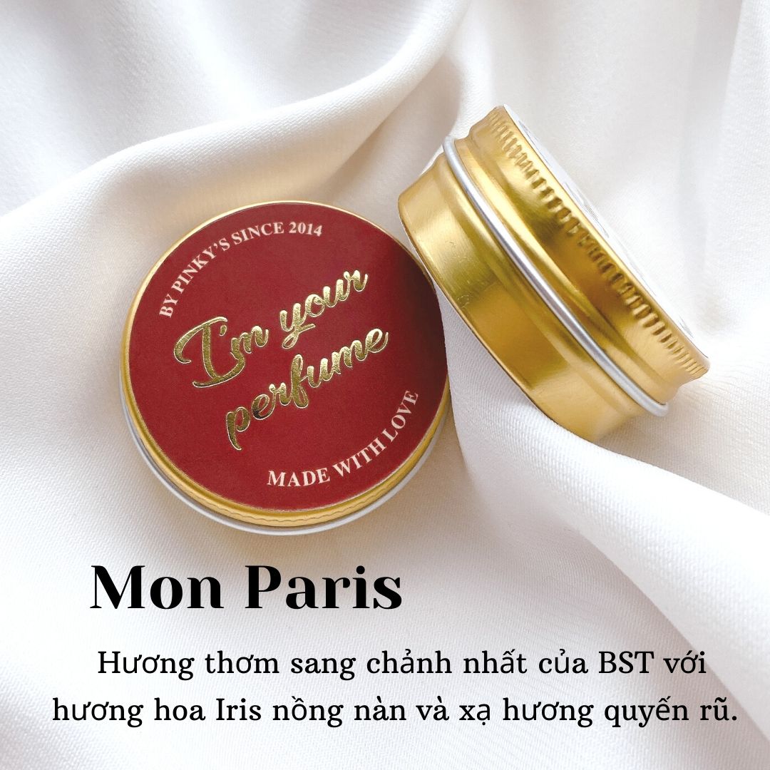 Nước Hoa Khô PINKY'S - mùi Mon Paris - Nước Hoa Sáp Bỏ Túi 15g - Chính Hãng thuộc bộ sưu tập I'm Your Perfume