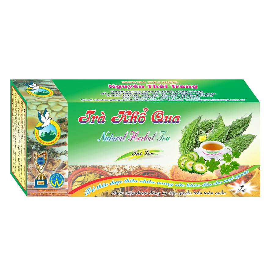 Trà Khổ Qua Rừng Cho Người Mỡ Máu Nguyên Thái Trang