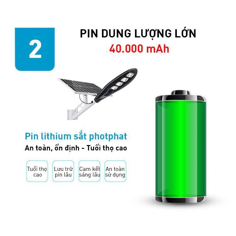 Đèn Đường Năng Lượng Mặt Trời Hình Chiếc Lá 200W - Pin Mono