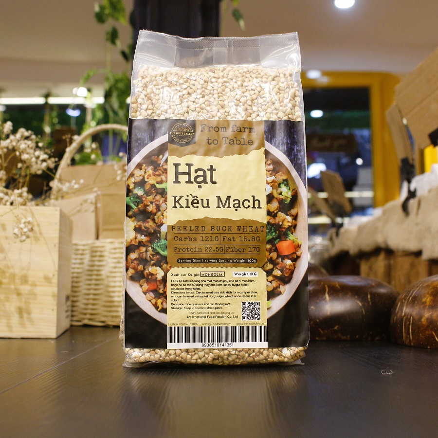 Bột Kiều Mạch và Hạt Kiều Mạch làm bánh, nấu ăn - BUCKWHEAT The Nuts Valley