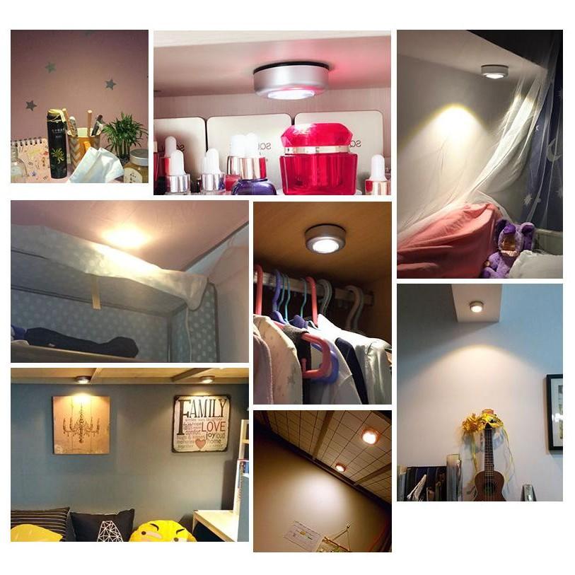 COMBO 2 ĐÈN LED 3 BÓNG DÁN TƯỜNG SIÊU SÁNG