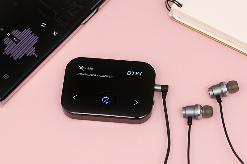 Adapter Bluetooth Xmobile BT14 Đen - Hàng Chính Hãng