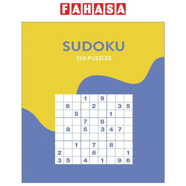 Sách ngoại văn: 250 Puzzles - Sudoku - Yellow &amp; Blue