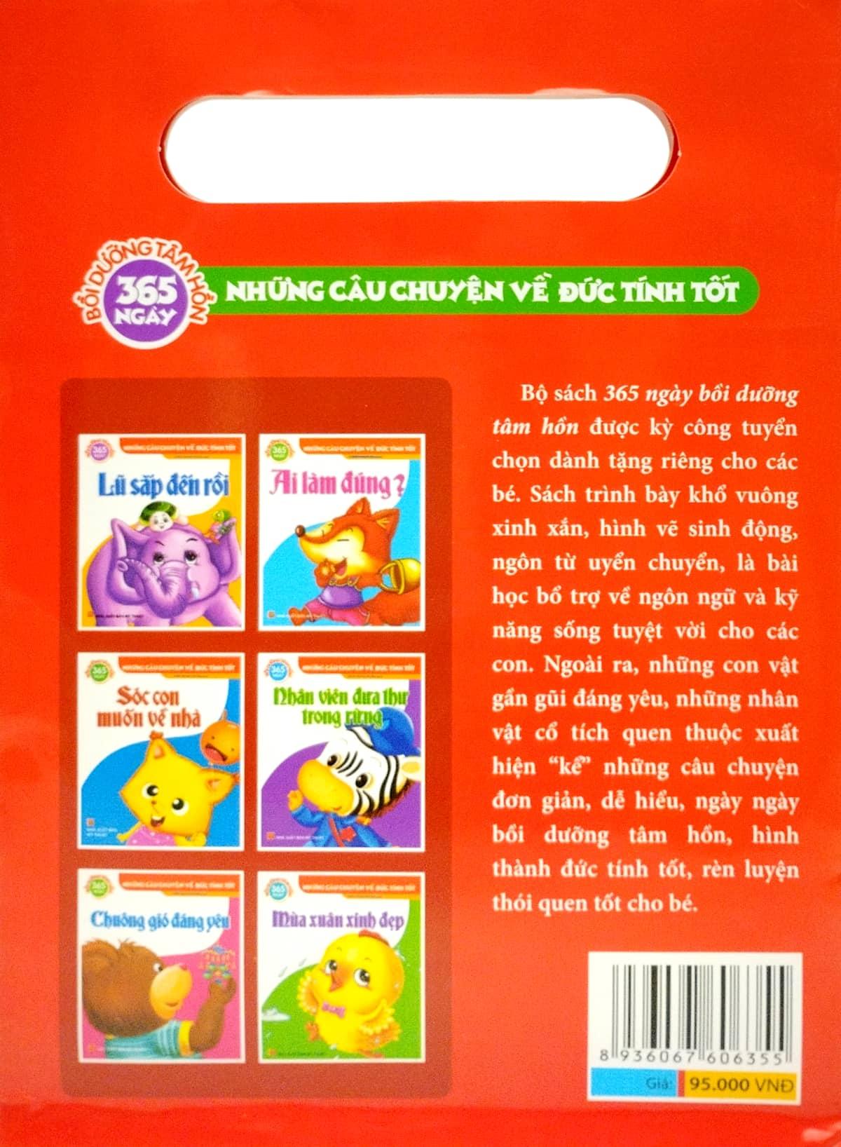 Những Câu Chuyện Về Đức Tính Tốt - 365 Ngày Nuôi Dưỡng Tâm Hồn (Túi 6 Cuốn)