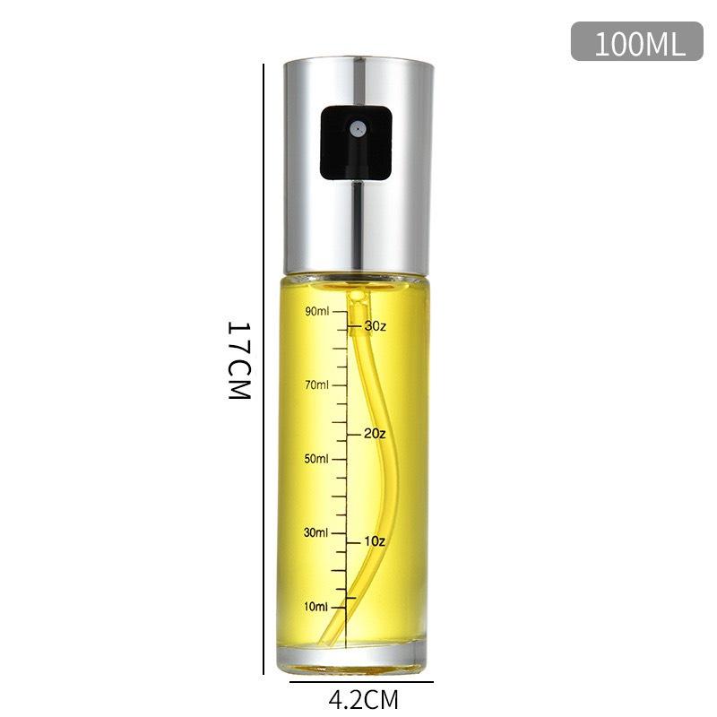 Bình Xịt Dầu Ăn Tiện Dụng, Bình Xịt Thủy Tinh 100ml