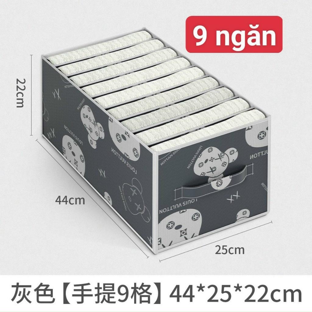 Túi Đựng Chăn Màn Cỡ Lớn AN NHIÊN Túi Vải Đựng Đồ Có Nắp Dây Kéo 2 Chiều In Họa Tiết Đẹp Sắc Nét Tiện Dụng