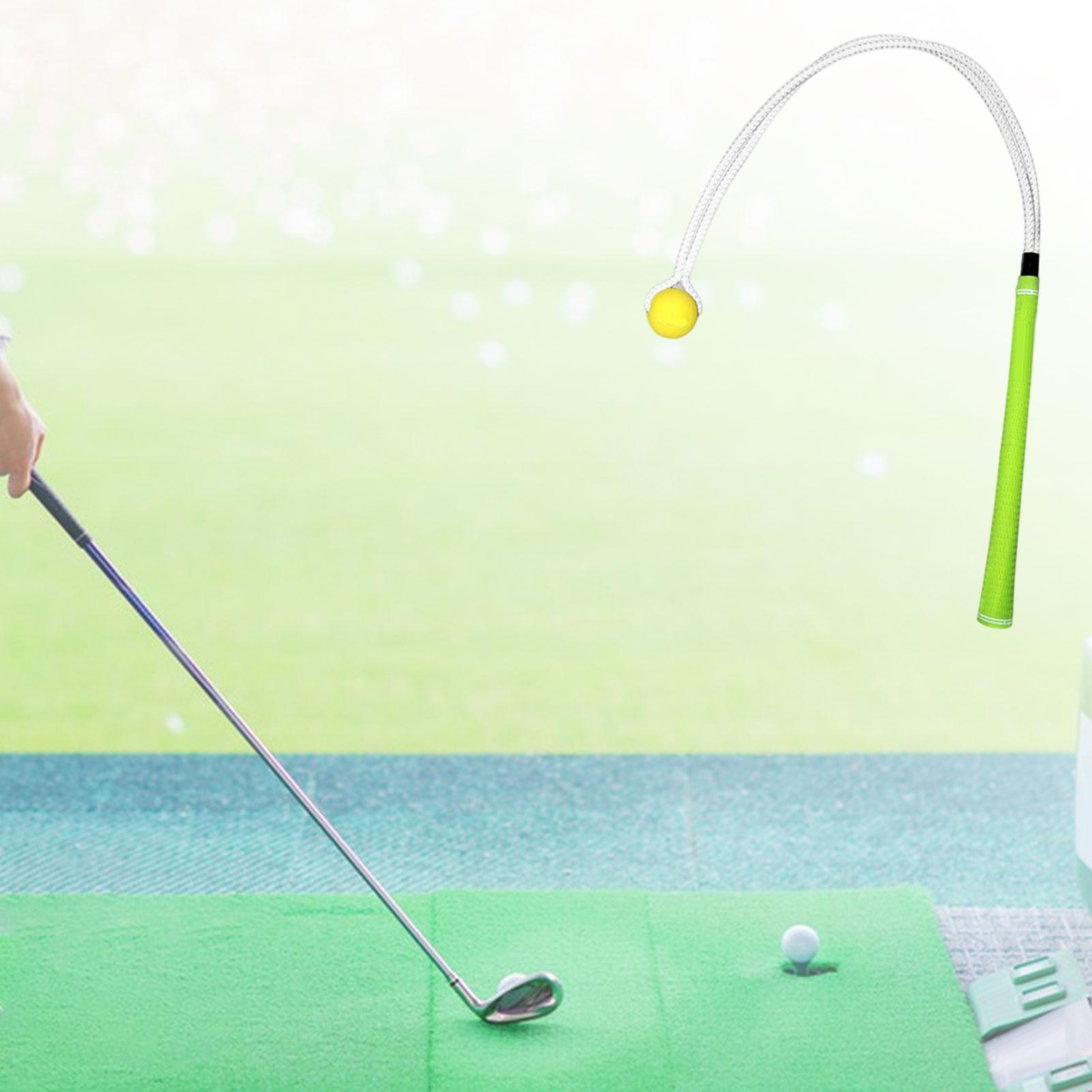 Golf Swing Trainer, Improve & Strength, Non-Slip Handle Design, Flexible Club Shaft with Elasticity, Golf Accessories for Men Women