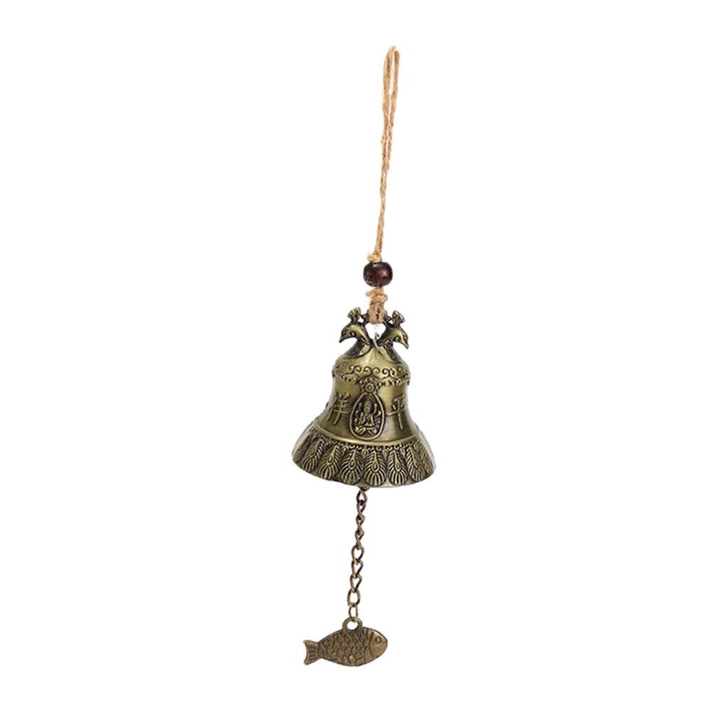 4xLovely Metal Bells Wind Chime Outdoor Garden Hanging Charm Decor Ornament