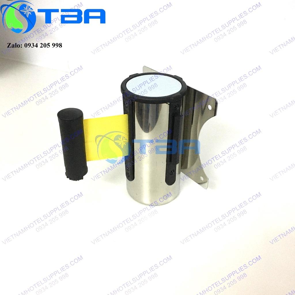 Đầu dây 3m màu vàng trụ chắn gắn tường inox chất lượng cao