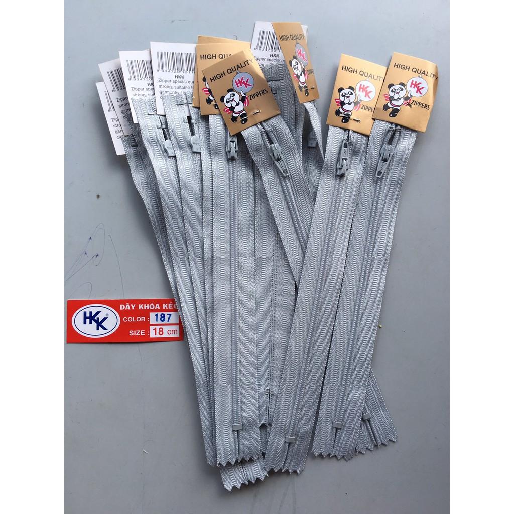Dây kéo khóa quần tây HKK dài 18CM sử dụng làm dây kéo khóa cho quần tây ...