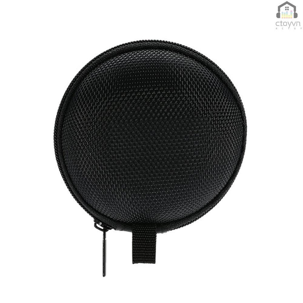 Túi đựng tai nghe MP3 kèm móc khóa kim loại mang đi tiện dụng