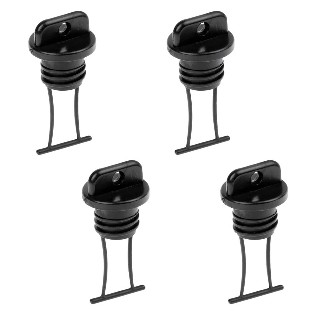 7x Portable Thread Hull Drain Plug Kayak Pull Handle Adjustable Spray Skirt universal for a of Kayaks/Canoe/Boat
