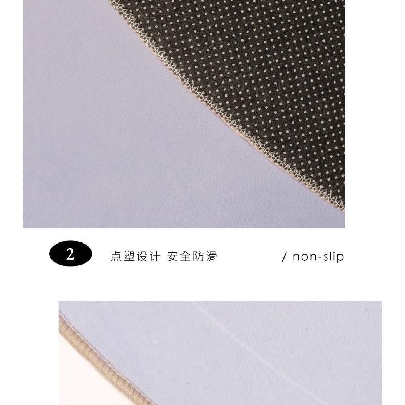 Thảm Lót Sàn Hình Tròn Thiết Kế Đơn Giản Dùng Trang Trí Nhà Cửa