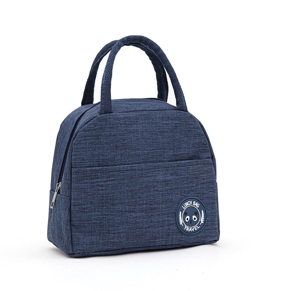 AA Lunch Bag, Portable Multifunctional Large Capacity Thermal Bag Insulated Bag Lunch Box, Gray