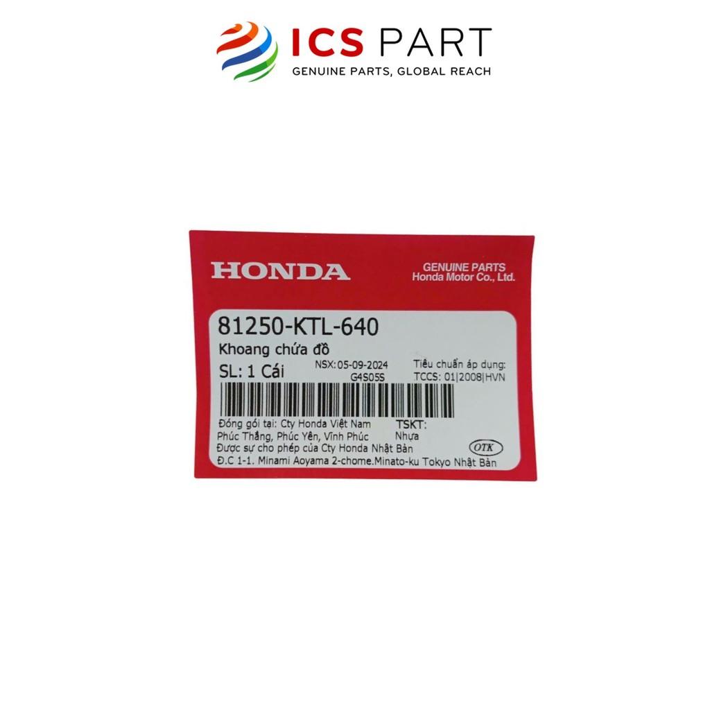 Thùng Đồ (Hộp Chứa Đồ) HONDA Rs 100, Wave (Alpha A), Ws 100 2009-2013 (81250KTL640)