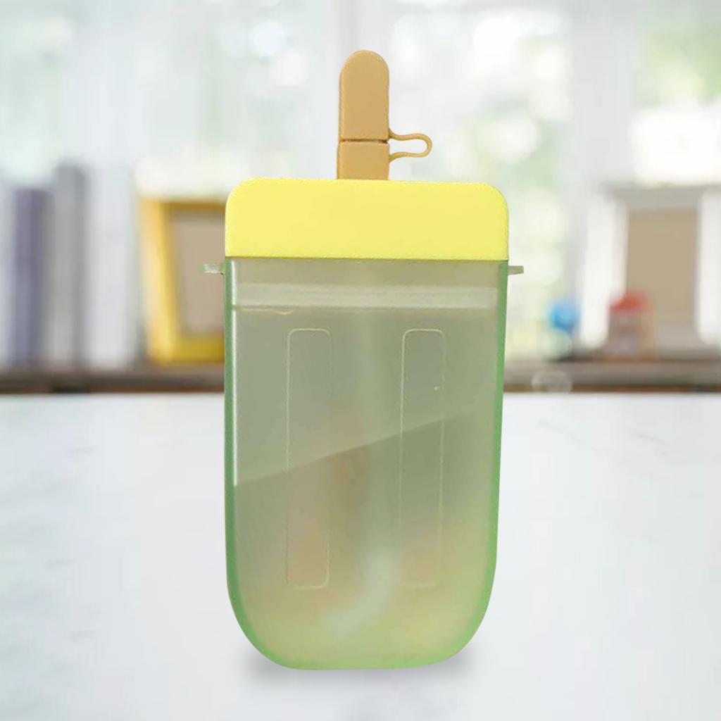 2pcs Water Bottles with Straws Kawaii Teen Drinking Cups Juice Water Jug