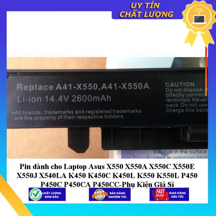 Pin dùng cho Laptop Asus X550 X550A X550C X550E X550J X540LA K450 K450C K450L K550 K550L P450 P450C P450CA P450CC - Hàng Nhập Khẩu  MIBAT650