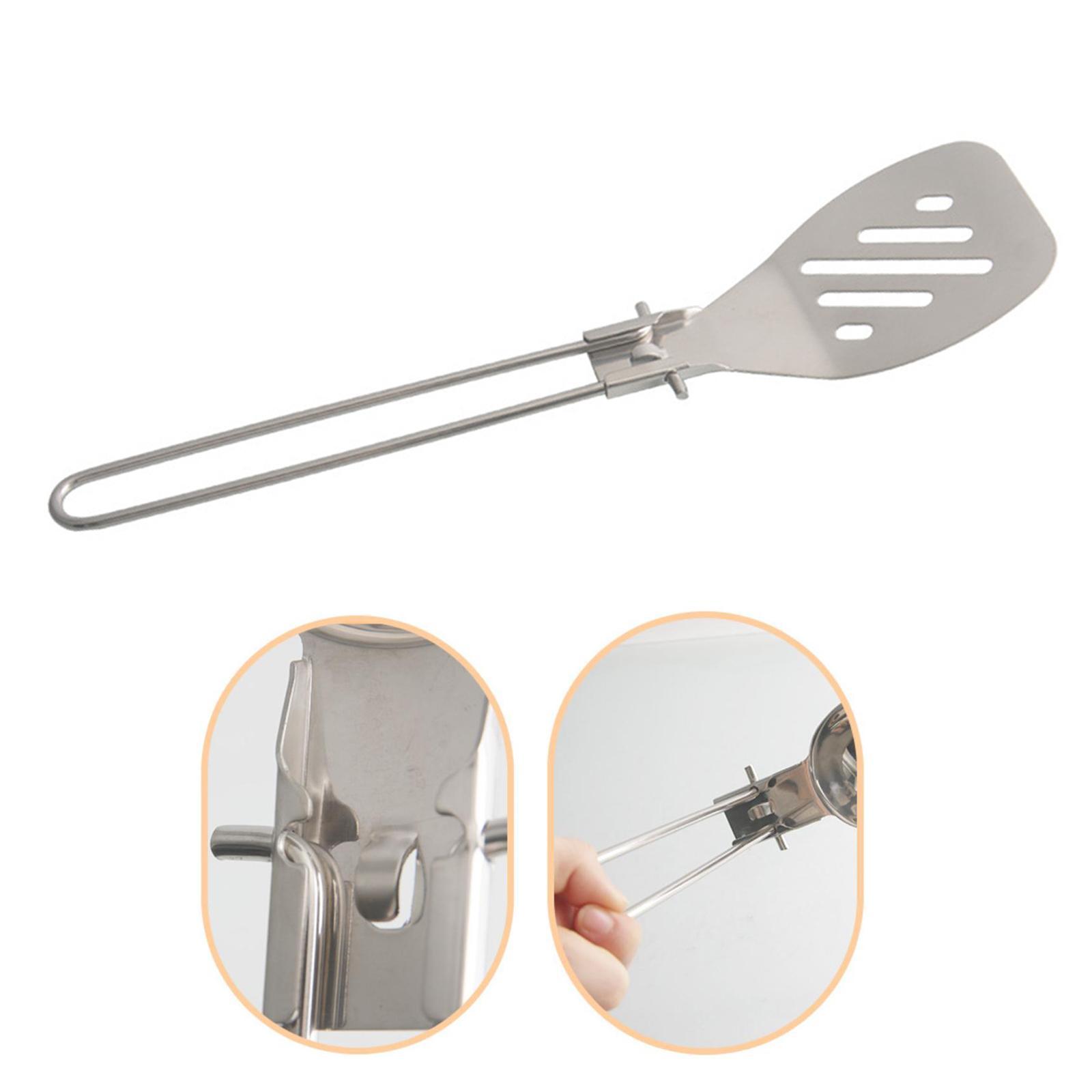 Stainless Steel Camping Cutlery Folding Cookware Outdoor Tableware for Camping Picnic