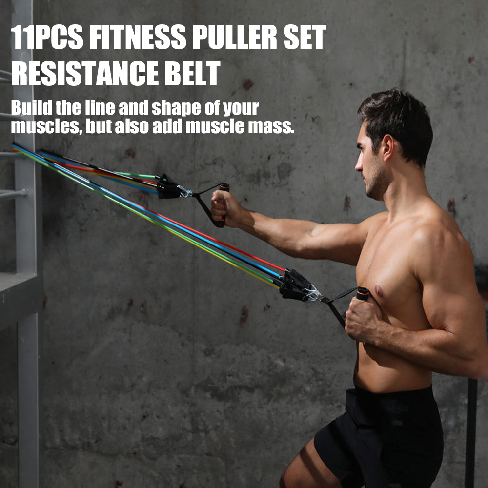 11 dây kháng lực cho cơ thể tập thể dục , gym