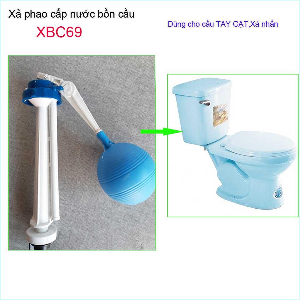 Cụm phao cấp nước bồn cầu, cụm cấp nước cho xí bệt, phao xả bồn cầu KAG-XBC69