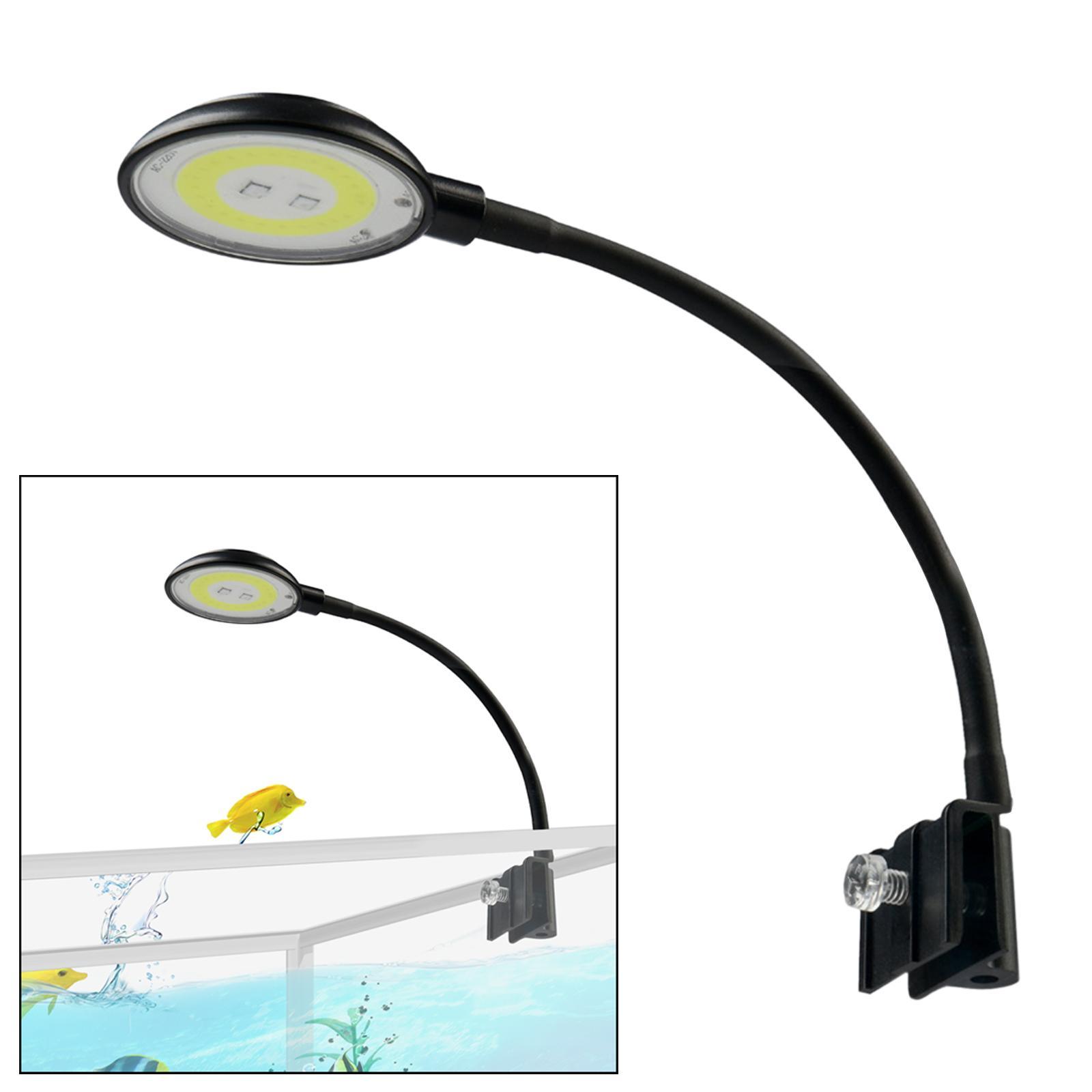 Mini Aquarium Light Clip 4W for Small Fish Tank Planted Tank Freshwater Tank