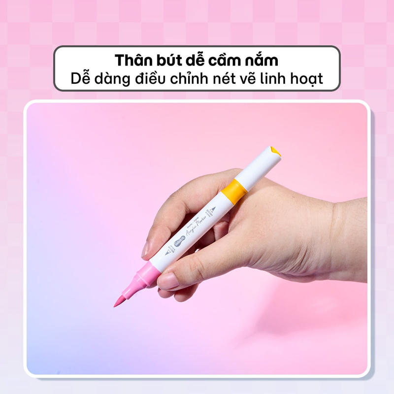 Bút Màu Colokit Acrylic 2 Đầu 2 Màu ACM-C029 (Hộp 24 Màu)