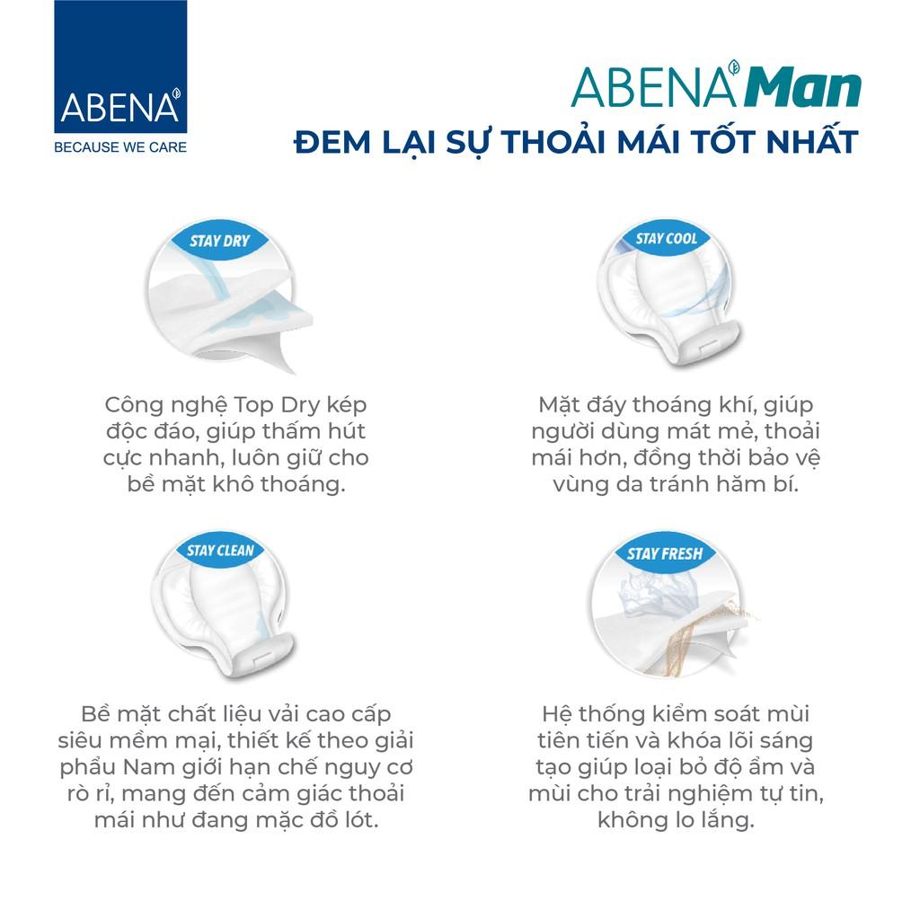 Băng vệ sinh nam Abena Formula 0 thấm hút 250ml (15 miếng)