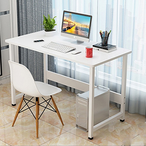 Bàn làm việc chân sắt - trắng