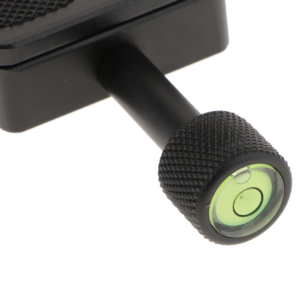 Aluminium Alloy Quick Release Plate QR Clamp Adapter with 1/4'' Screw Fits Arca Swiss RRS Wimberley for Tripod Ball Head