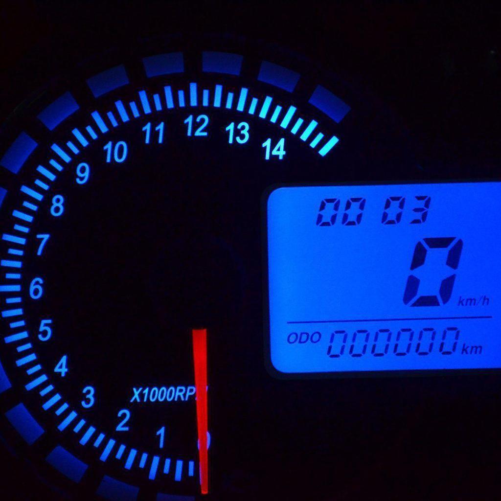 Motorbike Motorcycle Digital Sensor Tachometer 14000RPM