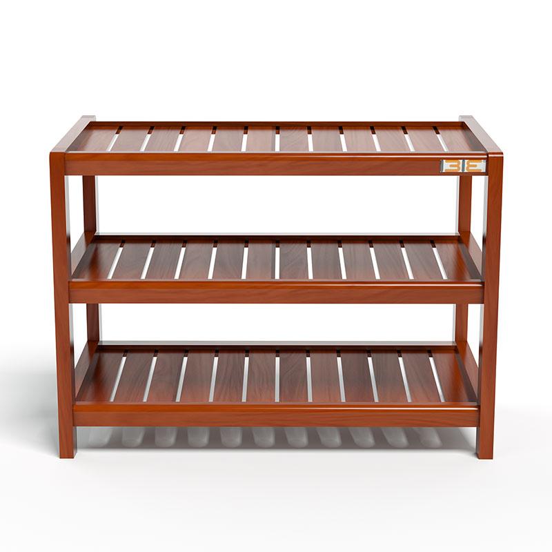 Kệ Dép 3 Tầng Gỗ Cao Su IBIE IB363 - Cánh Gián