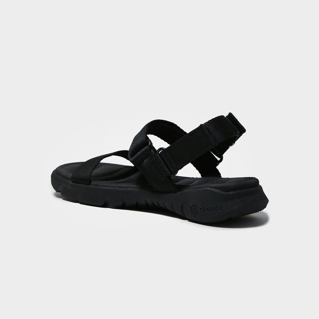 [ Chính Hãng ] Giày Sandals SHONDO F6 Sport đen full F6S301