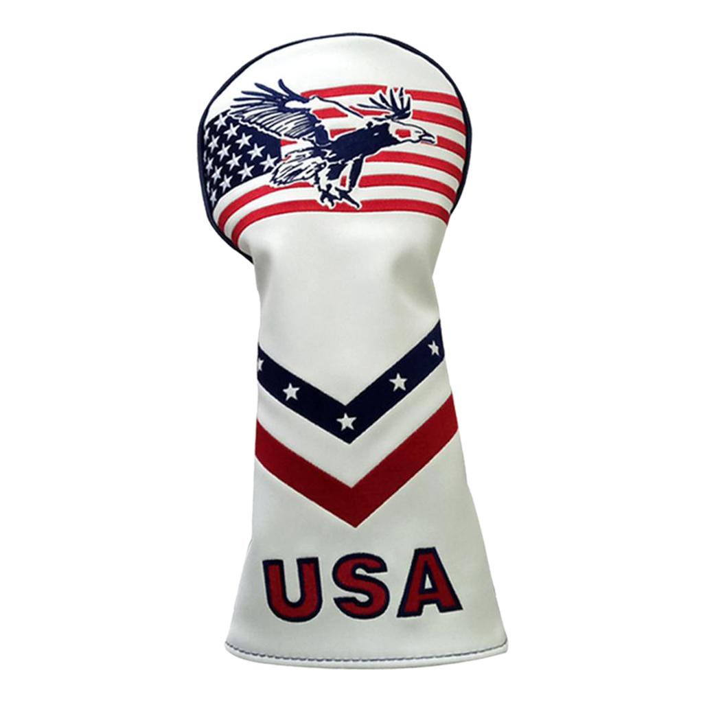 Golf Club Head Cover No. 1 Wood Driver Headcover Guard With Number Tag