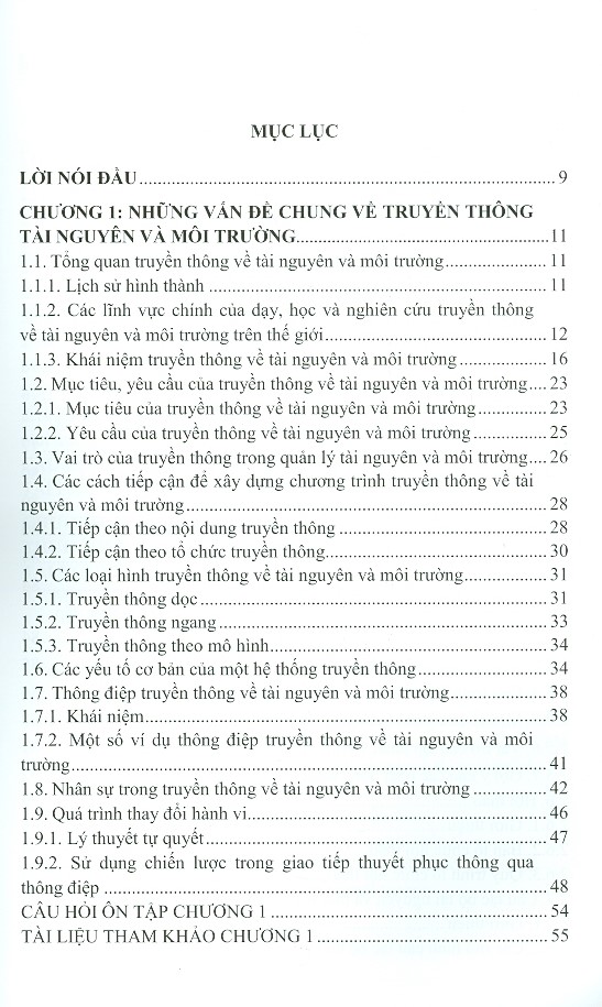 Giáo Trình Truyền Thông Về Tài Nguyên Và Môi Trường