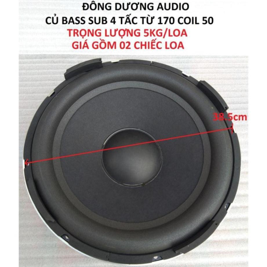 CỦ LOA SIÊU TRẦM 40 TỪ 170 COIL 50 - GIÁ 1 CẶP - SUB 40