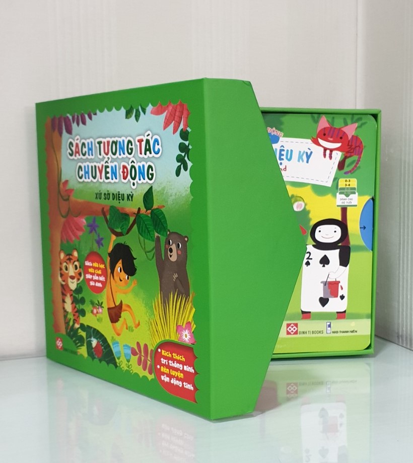 SÁCH TƯƠNG TÁC CHUYỂN ĐỘNG - XỨ SỞ DIỆU KỲ