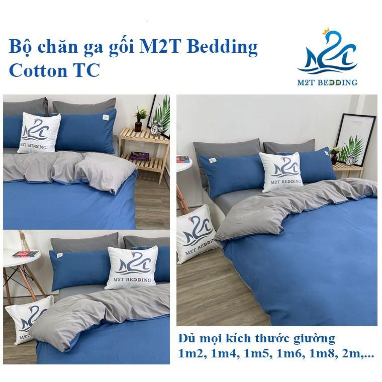 Bộ Chăn Ga Gối Cotton Tici M2T Bedding Drap Giường Đủ Kích Thước Trải Nệm 1m, 1m2, 1m4, 1m6, 1m8, 2m2 Không Kèm Ruột