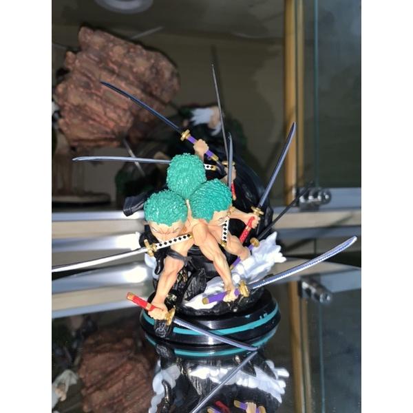 Mô hình zoro GK chibi 3 đầu 6 tay 14cm - vua hải tăc one piece