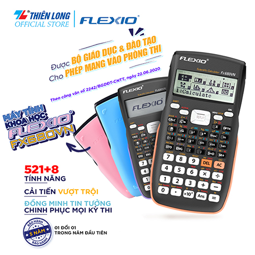 Máy tính khoa học Flexio FX680VN