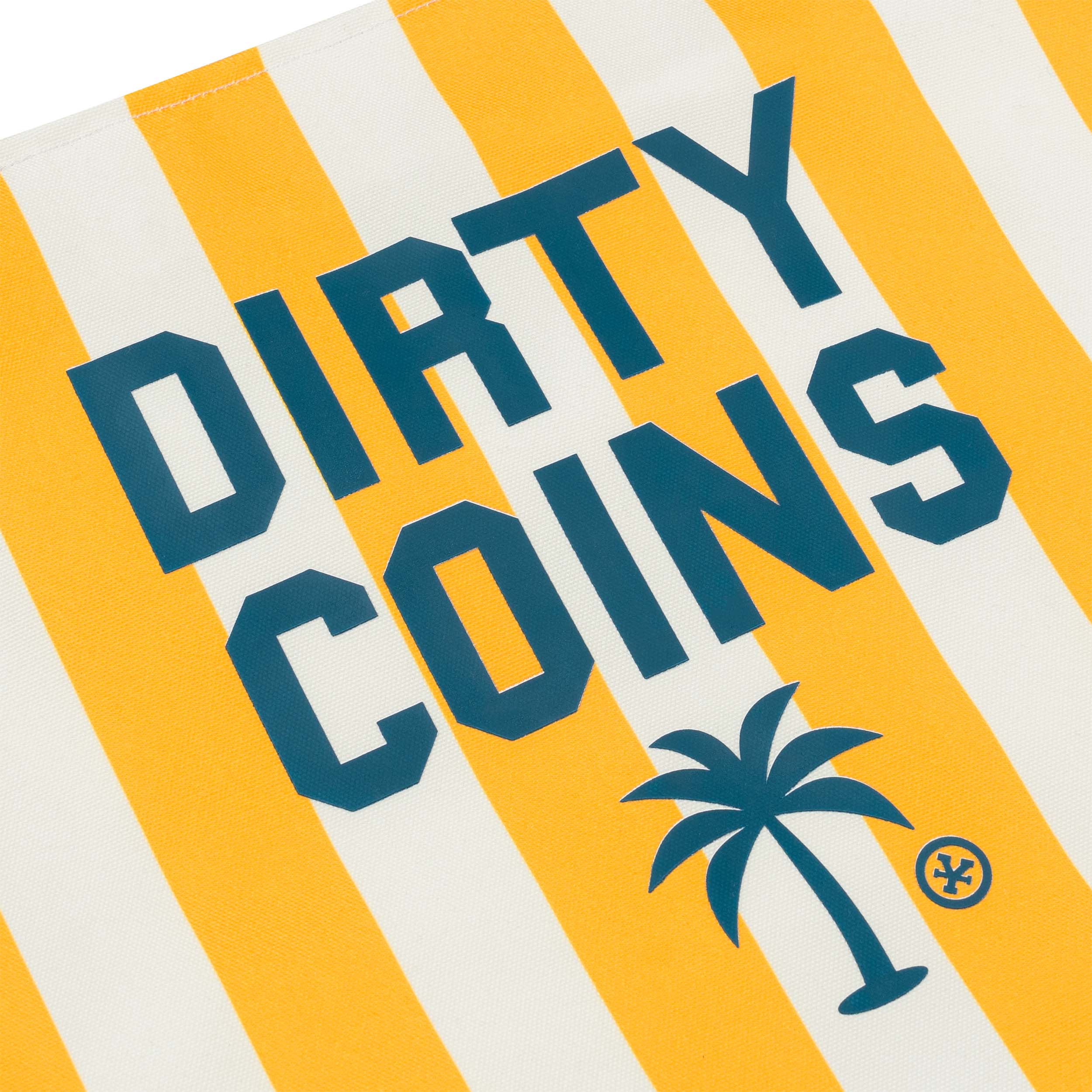 Túi Tote DirtyCoins Canvas Never Try Striped