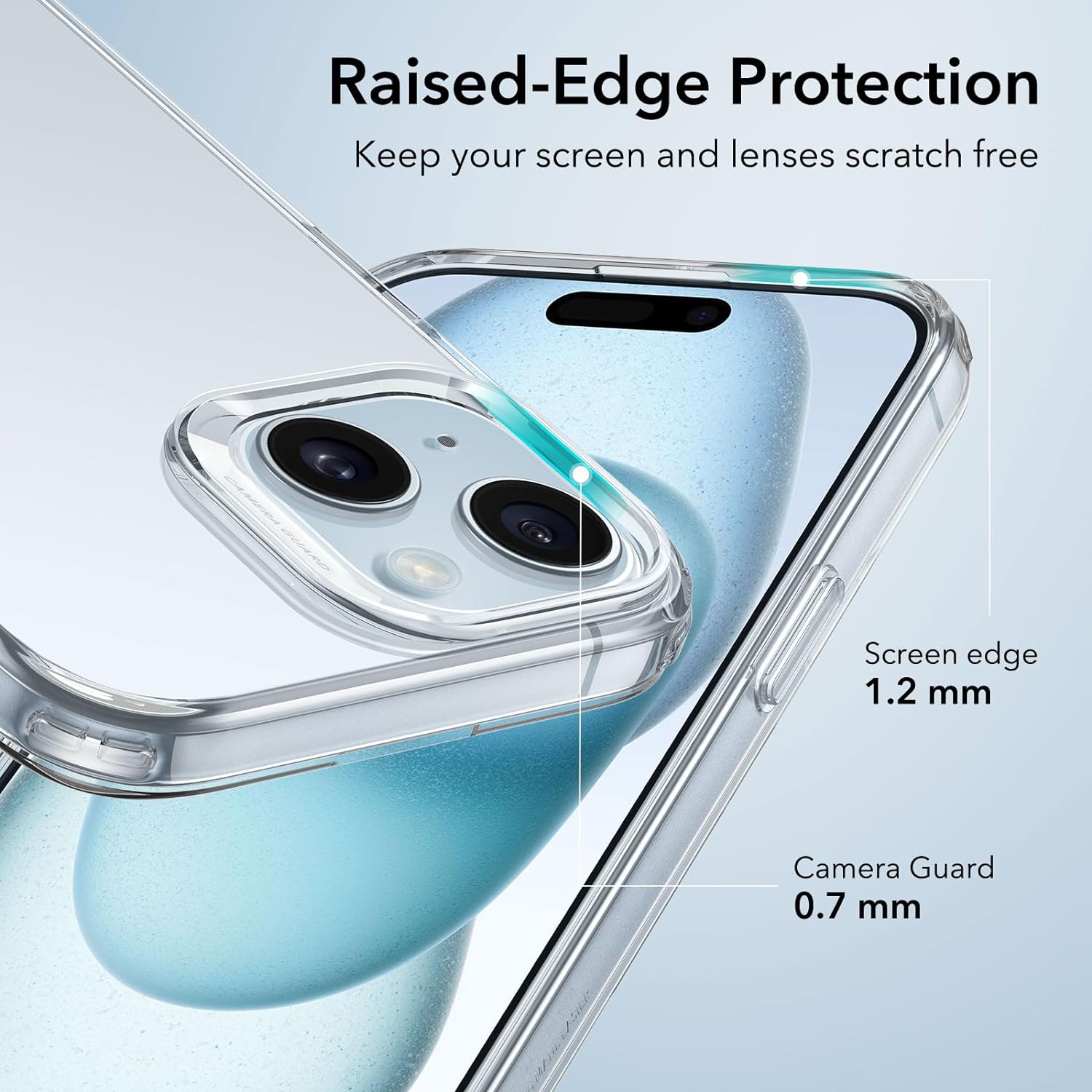 Ốp Lưng cho iPhone 15 / iPhone 15 Plus / iPhone 15 Pro / iPhone 15 Pro Max ESR Zero Clear Case - Hàng Chính Hãng