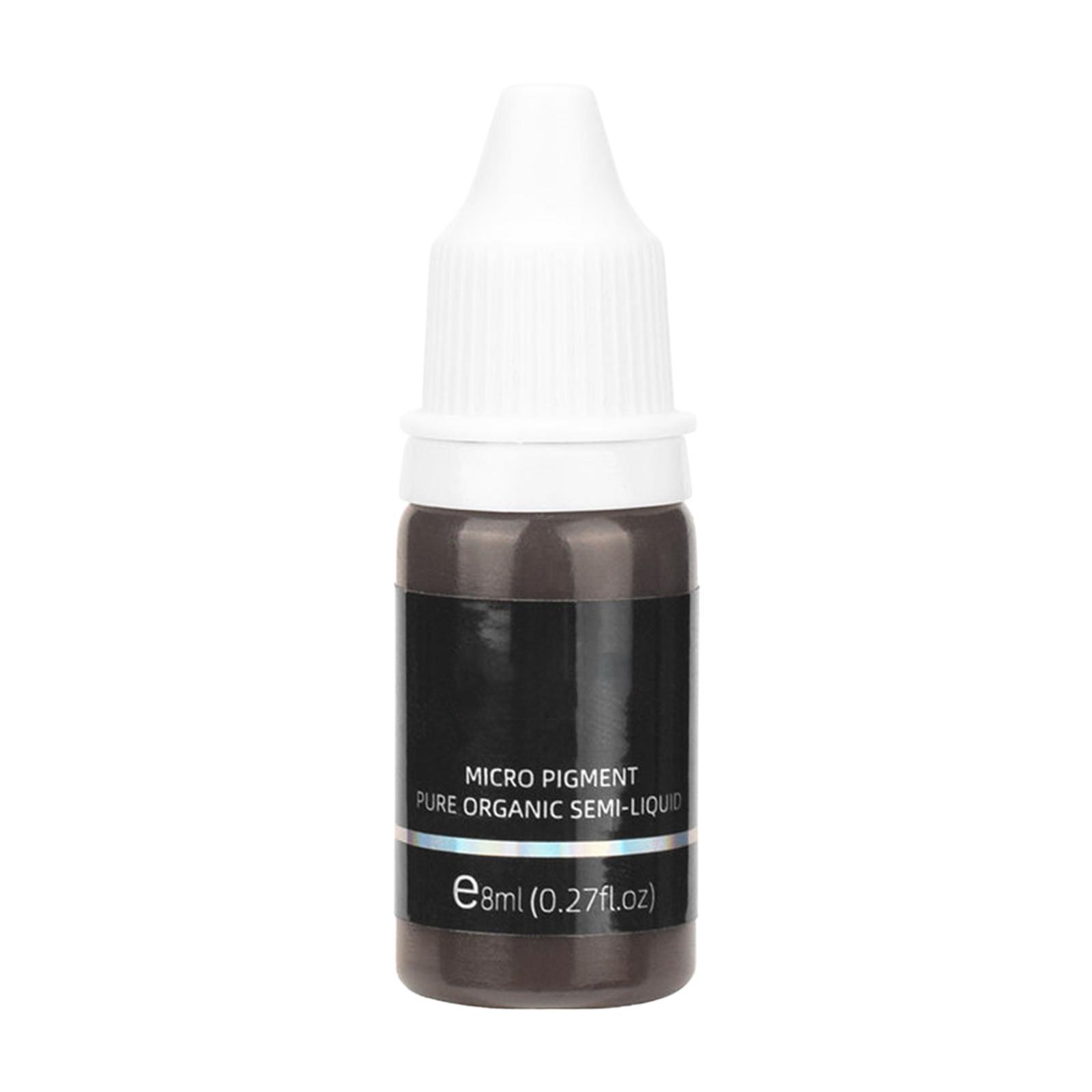 8ml  Pigment Ink Embroidery for Eyebrow Professionals Black