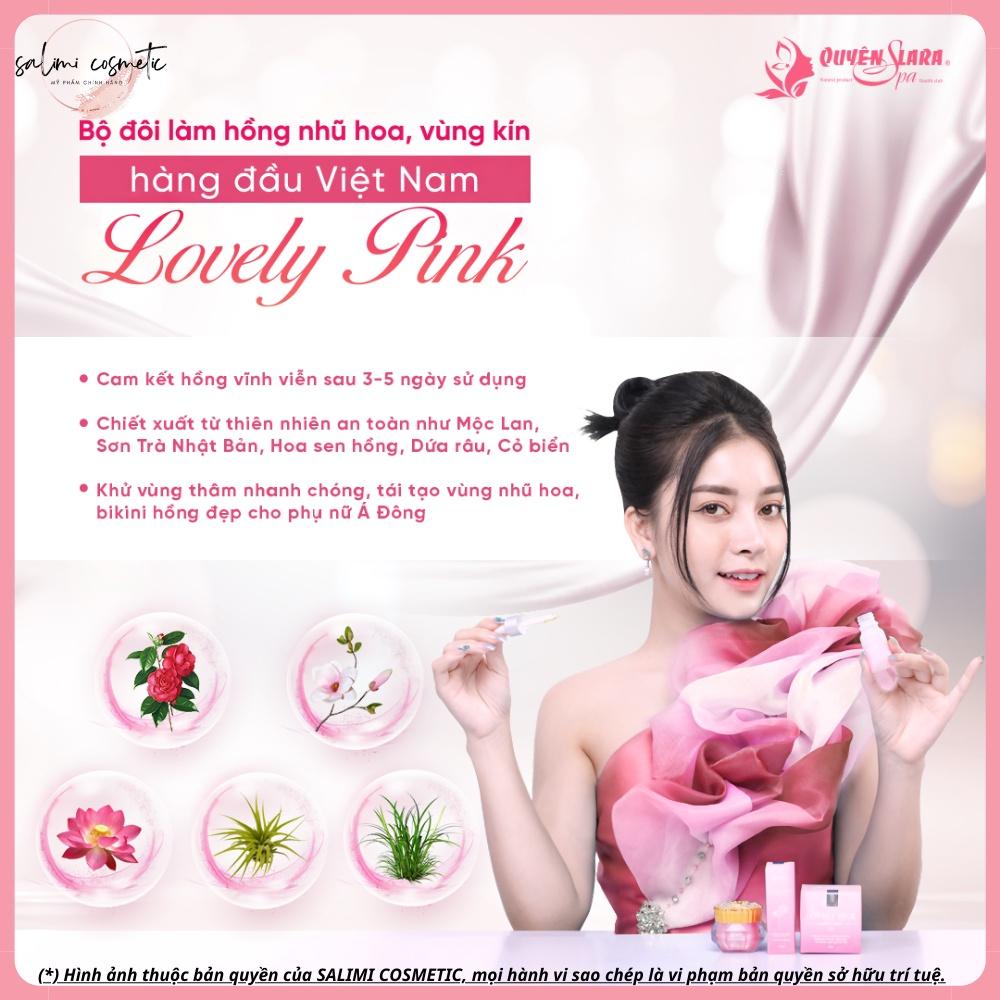 Bộ Đôi Làm Hồng Nhũ Hoa &amp; Bikini LOVELY PINK, Chăm Sóc Da Vùng Kín &amp; Nhũ Hoa, Dưỡng Da Sáng Hồng