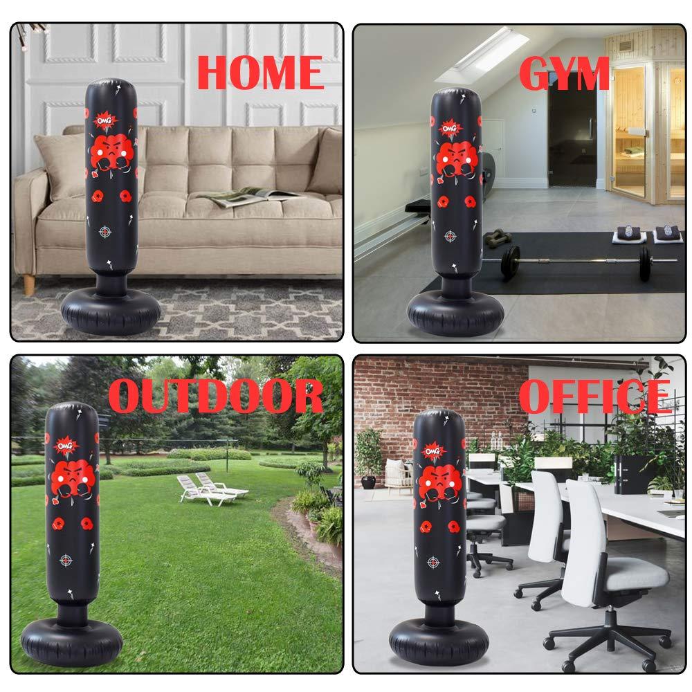 Bấm bóng 120cm, bơm hơi cho trẻ em, túi thức ăn với sự phục hồi ngay lập tức, để thực hành Taekwondo Karate MMA