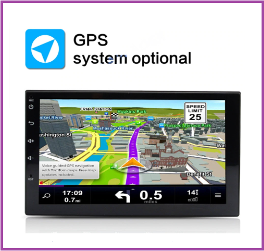TẶNG MẶT DƯỠNG- Màn Hình 7 inch, Đầu DVD Android Sim 4G Cho Ô Tô, GPS Chỉ Đường, Xem Camera Lùi, Kính Cường Lực IPS 2.5D