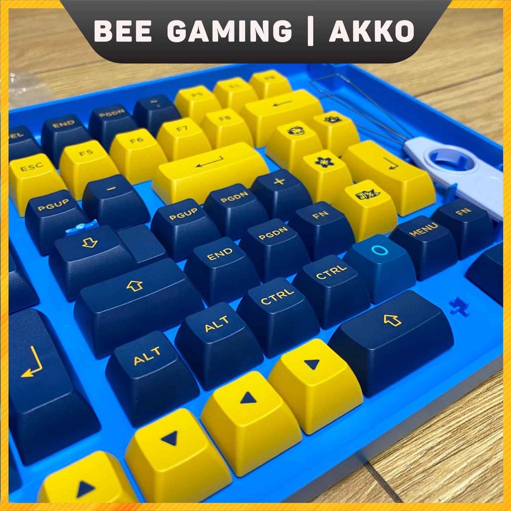 Bộ keycap chính hãng AKKO - Macaw (PBT Double Shot / ASA Profile / 199 nút)