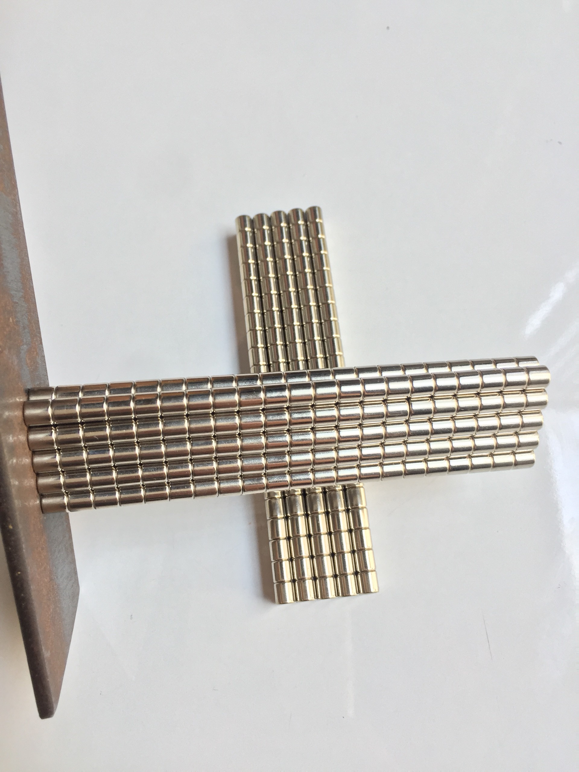50 Viên nam châm đất hiếm NdFeB phi tròn 5x5mm, lực từ cực mạnh
