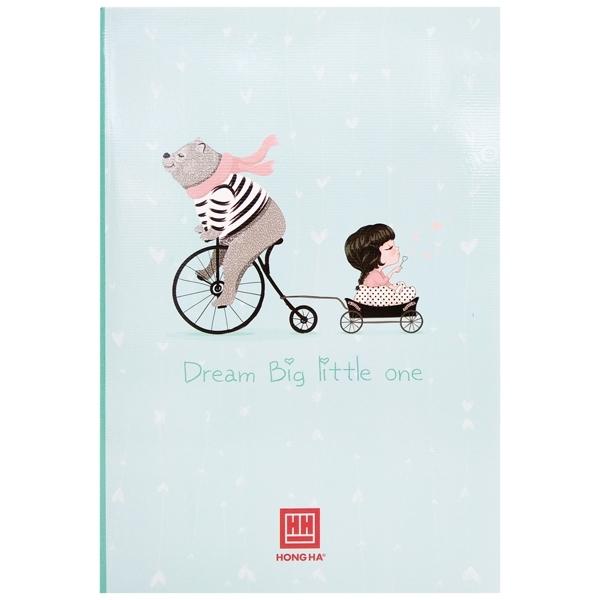 Vở South Star Dreaming Bear - 4 Ly Ngang 200 Trang ĐL 70g/m2 - Hồng Hà 0749 (Mẫu Màu Giao Ngẫu Nhiên)