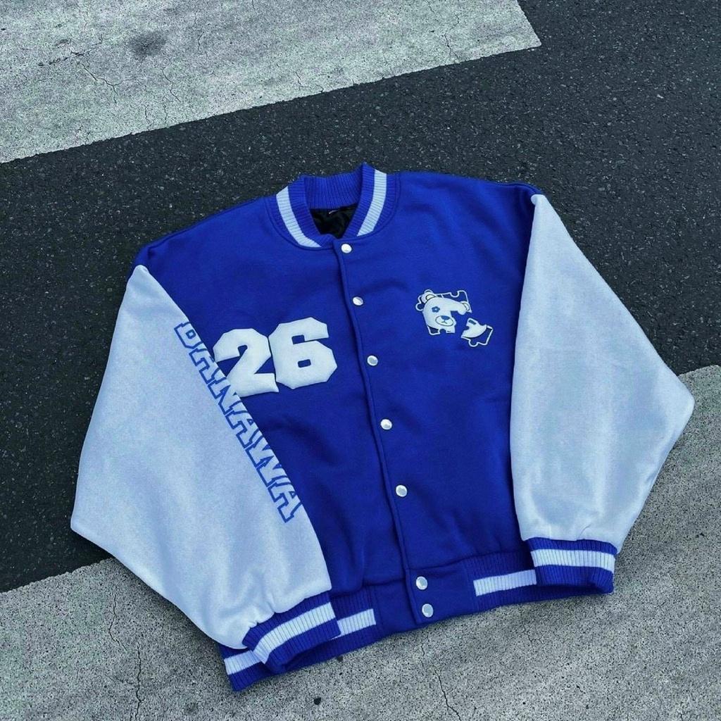 Áo khoác nỉ bomber nam nữ chất nỉ lót bông dày dặn cúc bấm It's a trap cardigan missout HÀNG XỊN Áo Bomber Nam Nữ Shop